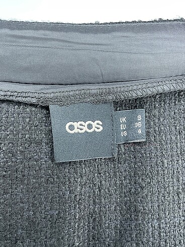 36 Beden siyah Renk Asos Midi Etek %70 İndirimli.