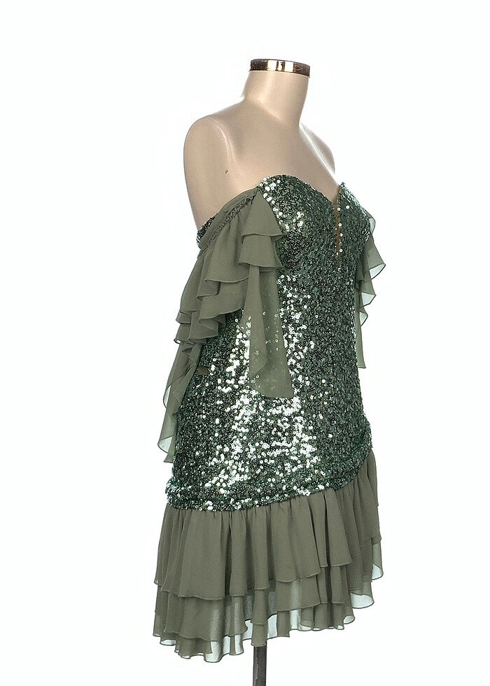 Vintage Love Kısa Abiye %70 İndirimli. - Görsel 2