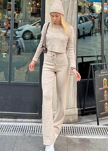 Diğer Takım crop Bluz ve Pantolon