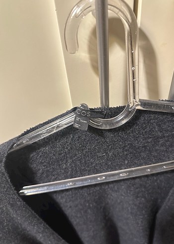 Cos gri kadin ince kaban ceket - Görsel 3