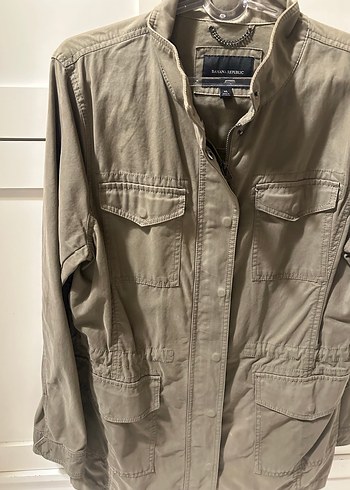 Banana republic yesil parka kadin - Görsel 3