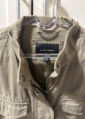 Banana republic yesil parka kadin - Görsel 4