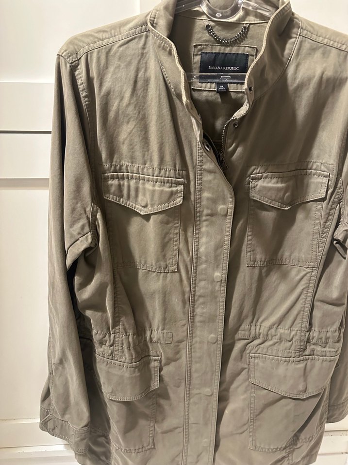 Banana republic yesil parka kadin - Görsel 3