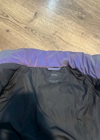 Mor reflektorlu bomber mont - Görsel 4