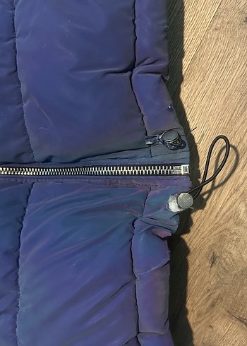 Mor reflektorlu bomber mont - Görsel 2