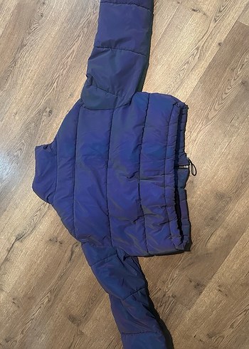 Mor reflektorlu bomber mont - Görsel 3