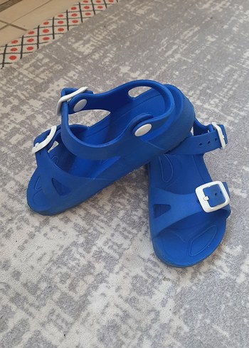 Mavi Tokalı Erkek Çocuk Sandalet - Görsel 4