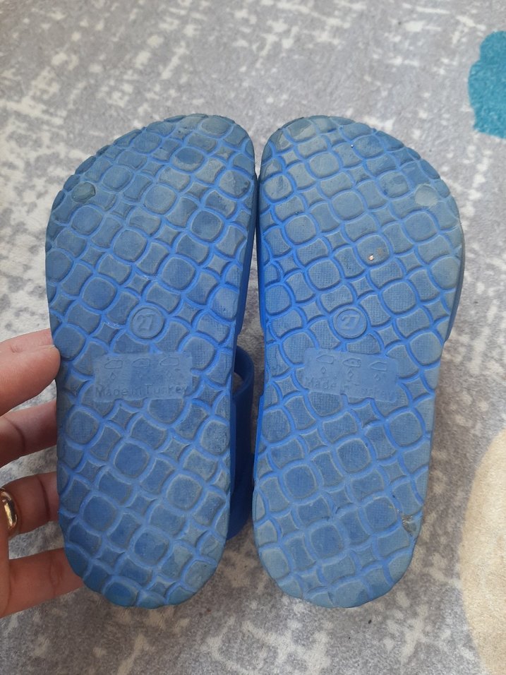 Mavi Tokalı Erkek Çocuk Sandalet - Görsel 3