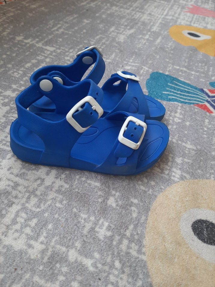 Mavi Tokalı Erkek Çocuk Sandalet - Görsel 2