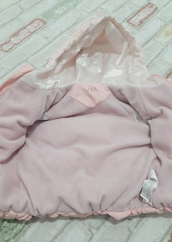 Kız Çocuk Pembe Mont - Görsel 5