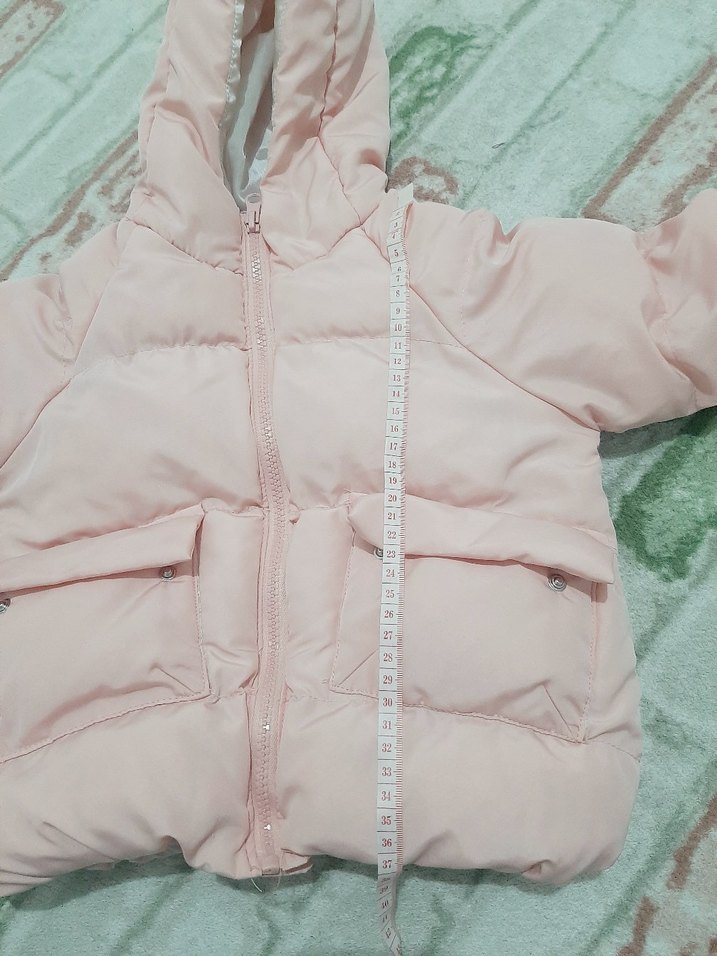 Kız Çocuk Pembe Mont - Görsel 3