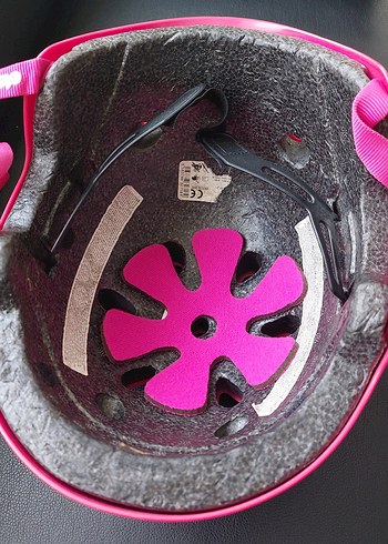 Pembe Renkli Punk Tarzı Motosiklet Kaskı - Görsel 3