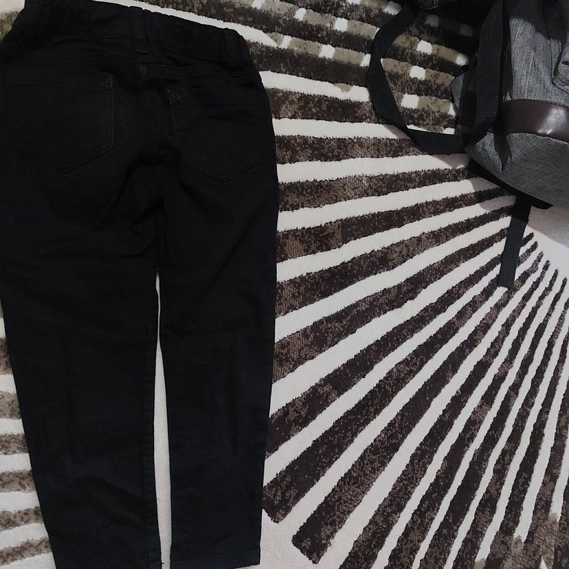 Erkek Siyah Regular Fit Denim Pantolon - Görsel 2
