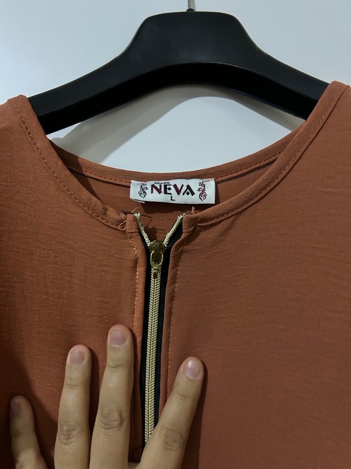 Kadın Uzun Kemerli Elbise - Görsel 2