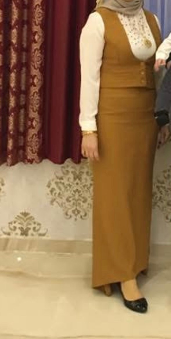 Hardal Sarısı 3lü Tesettür Takım - Görsel 5