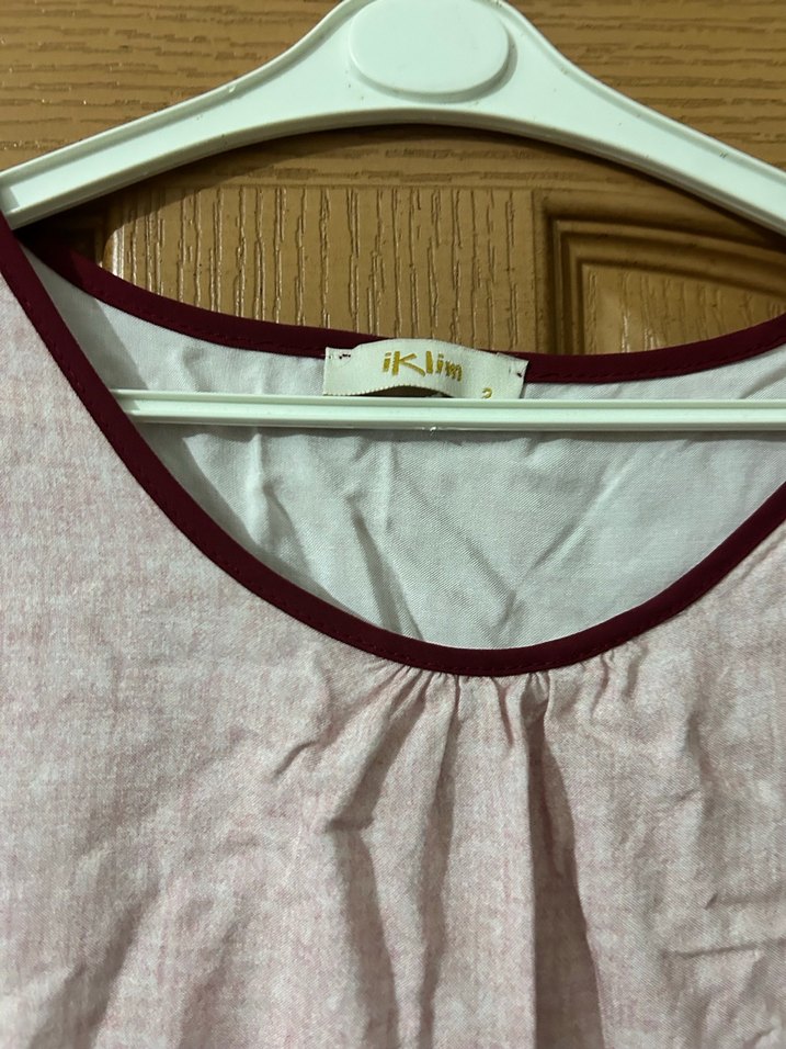 Nakışlı Bej Uzun Kollu Bohem Tunik - Görsel 2