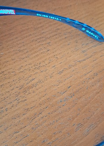 Şeffaf Mavi Marvel erkek çocuk Güneş Gözlüğü - Görsel 4