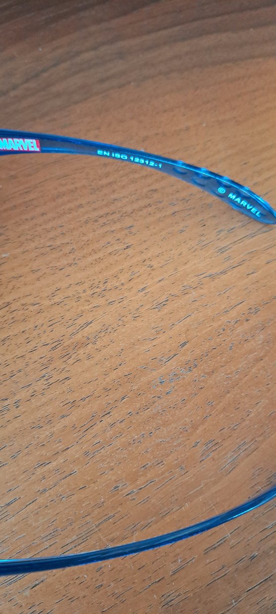 Şeffaf Mavi Marvel erkek çocuk Güneş Gözlüğü - Görsel 4