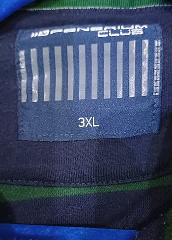 Erkek Yeşil Lacivert Uzun Kollu Polo Tişört - Görsel 3