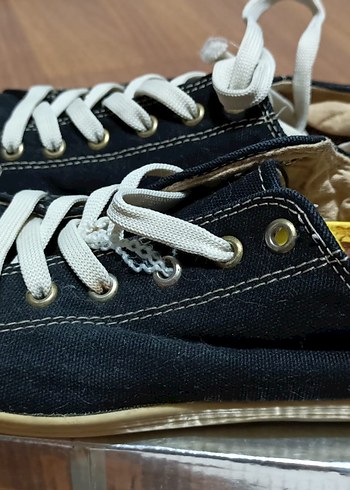 Yaya Siyah Payetli Denim Kadın Sneakers
