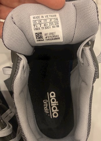 Gri Adidas Spor Ayakkabı - Görsel 2