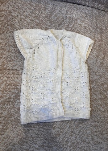 Çocuk/ Bebek el örgüsü yelek - Görsel 6