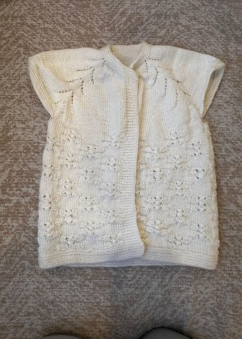 Çocuk/ Bebek el örgüsü yelek - Görsel 5