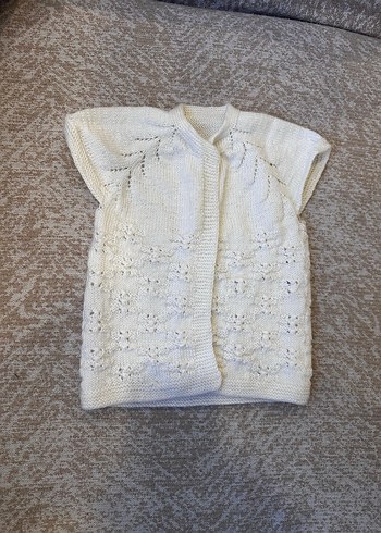 Çocuk/ Bebek el örgüsü yelek - Görsel 4