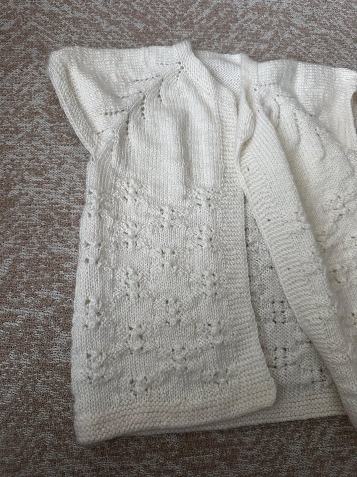 Çocuk/ Bebek el örgüsü yelek - Görsel 2