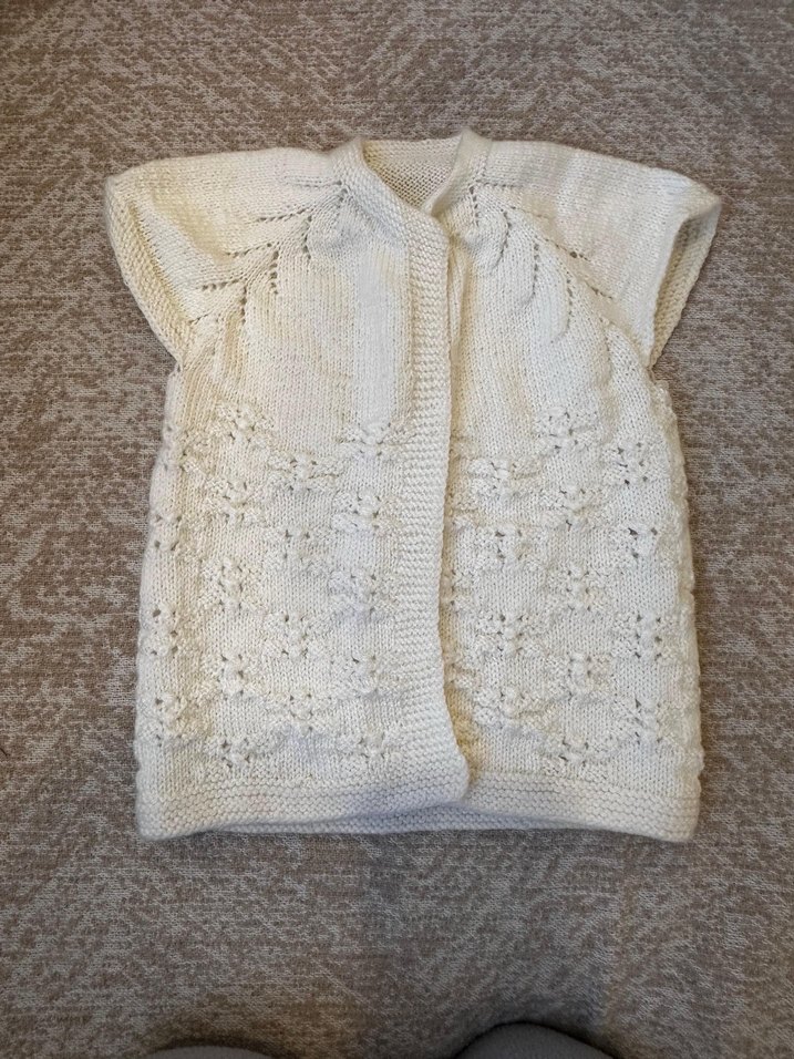 Çocuk/ Bebek el örgüsü yelek - Görsel 5