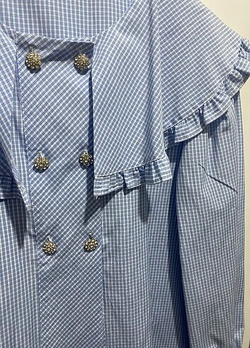 Zara kadın gömlek - Görsel 6