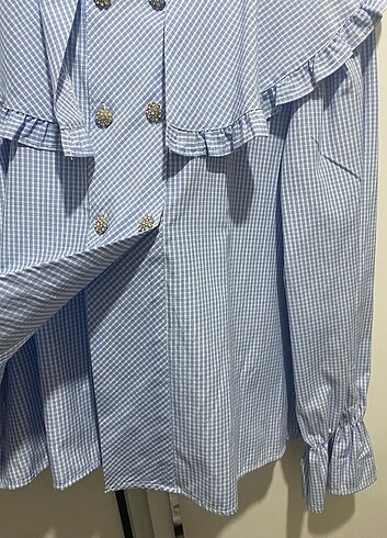 Zara kadın gömlek - Görsel 9