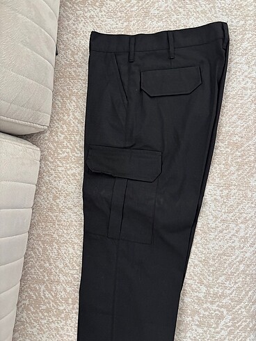 Erkek kumaş kargo pantolon