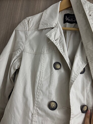 Kadın trenchcoat ceket - Görsel 5