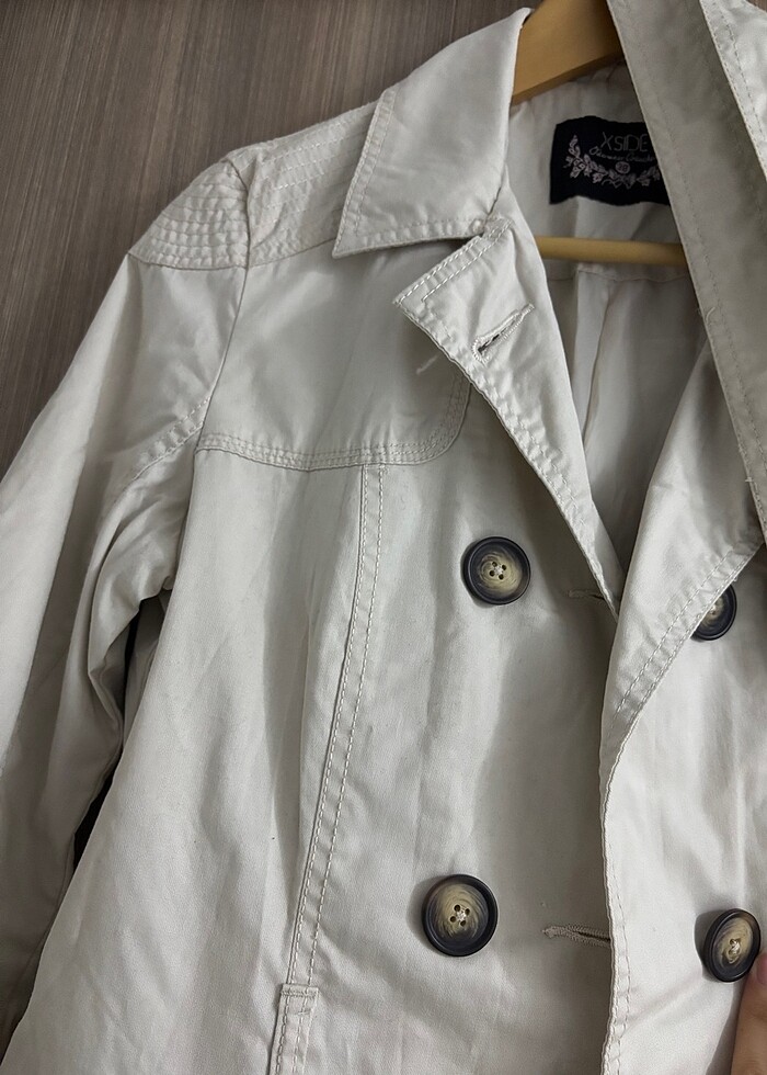 Kadın trenchcoat ceket - Görsel 5