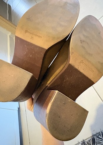 Kahverengi Süet Kadın Bot - Görsel 6