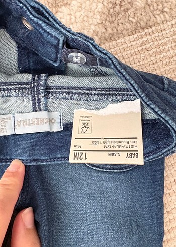 Kız Çocuk Kot Pantolon - Görsel 5