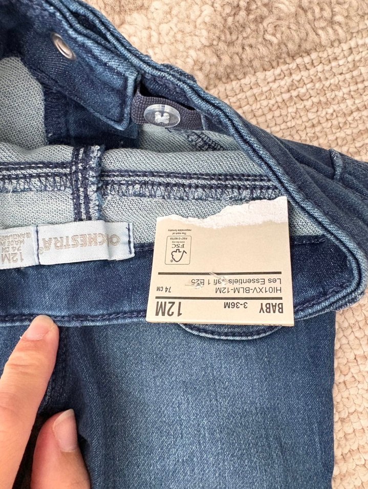 Kız Çocuk Kot Pantolon - Görsel 5