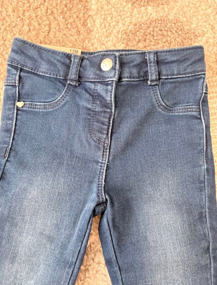 Kız Çocuk Kot Pantolon - Görsel 2