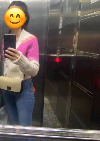 Mavi jeans hırka - Görsel 4