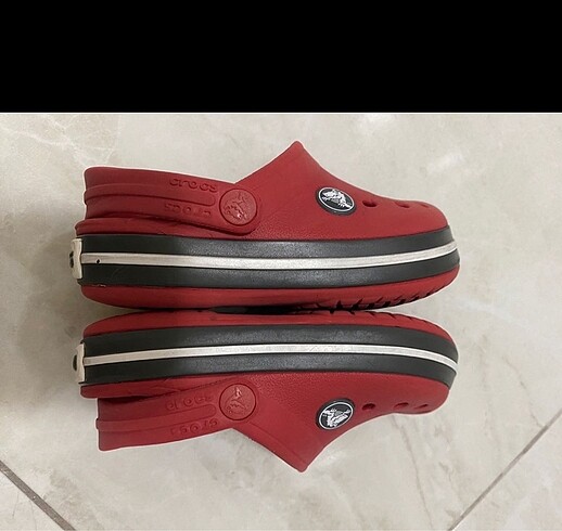 25 Beden kırmızı Renk C8 Crocs Orjinal