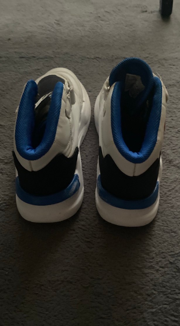 Beyaz Erkek Çocuk Sneaker - Cırt Cırtlı - Görsel 3