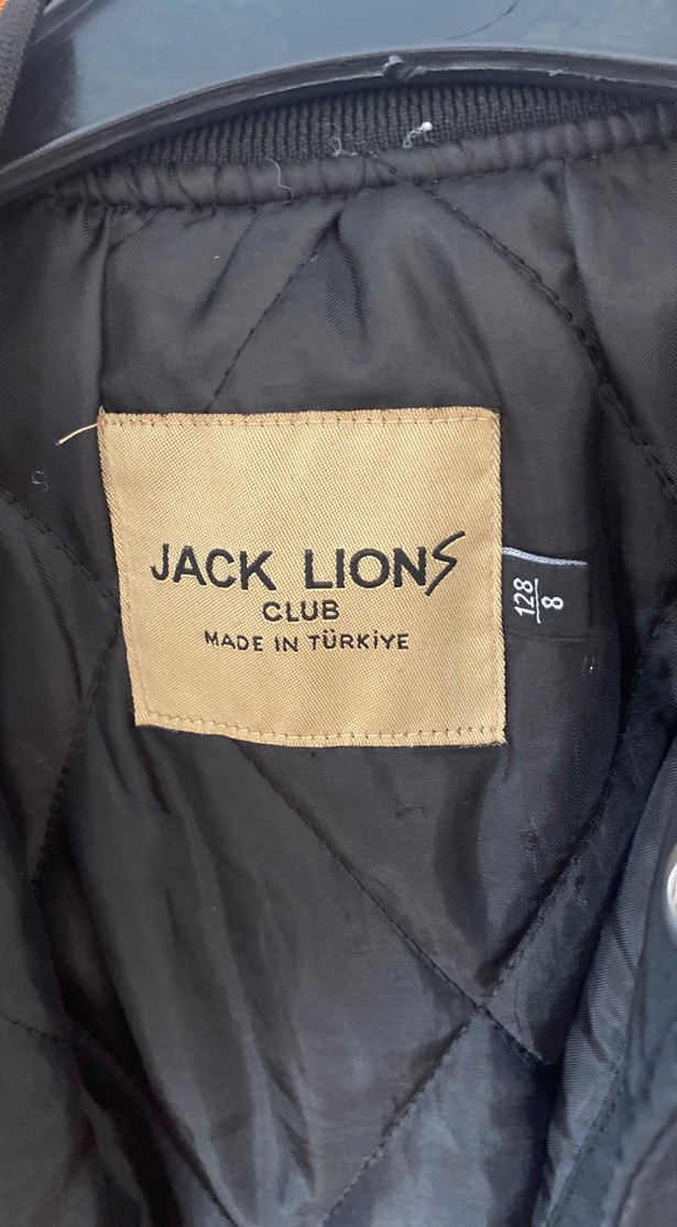 Düğmeli Siyah Spor erkek çocuk Ceket - Görsel 4