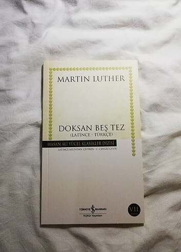Martın luther doksan beş tez İş Bankası Yayınları orijinal bandr