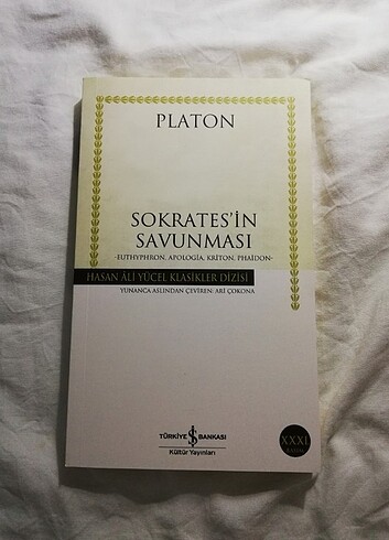 Sokratesin savunması platon iş bankası kültür yayınları bandroll