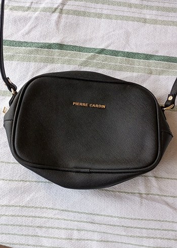 Pierre Cardin Siyah Minimal Capraz Canta
