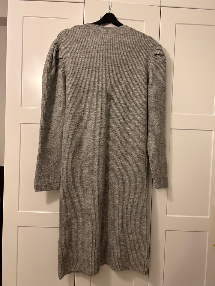 Twist Gri Kadın Triko Midi Elbise - Görsel 3