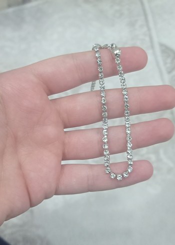 Su yolu taşlı çelik bileklik - Görsel 2