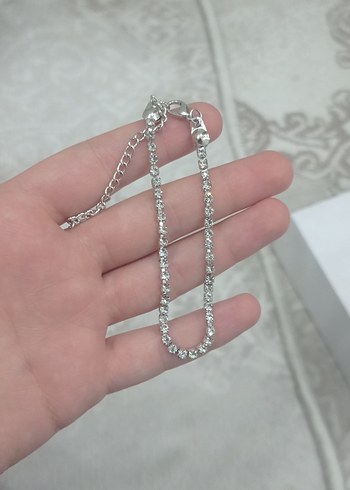 Su yolu taşlı çelik bileklik - Görsel 3