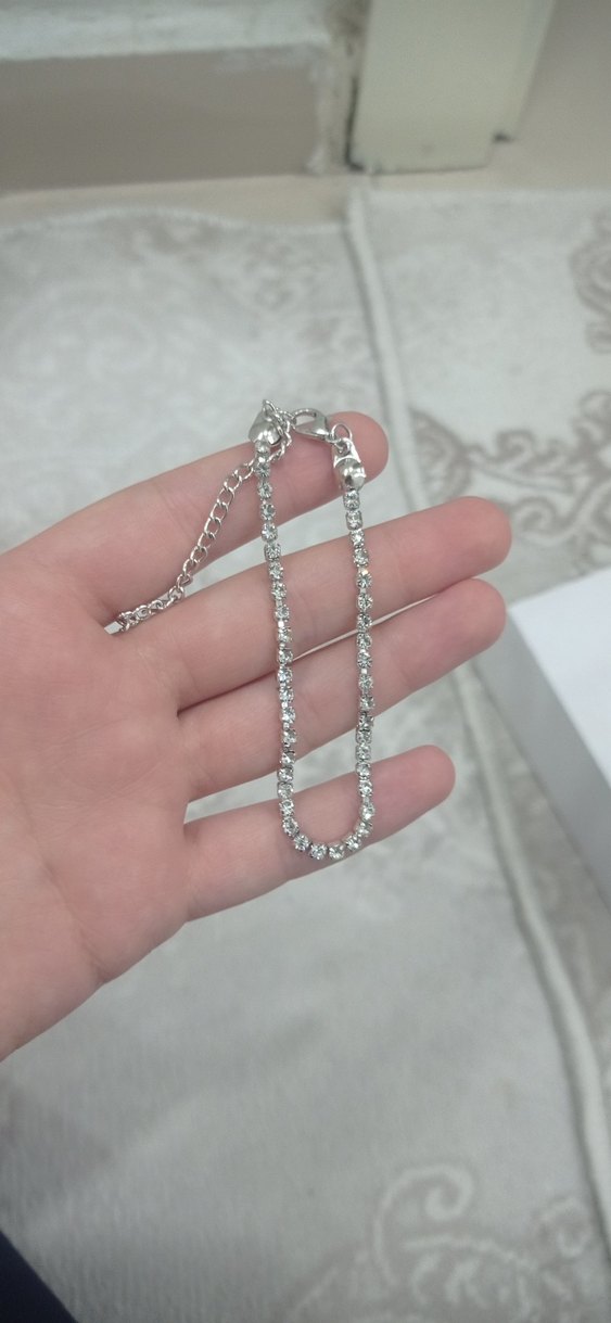 Su yolu taşlı çelik bileklik - Görsel 3